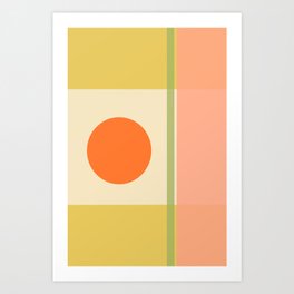 Sun Abstract Art Print