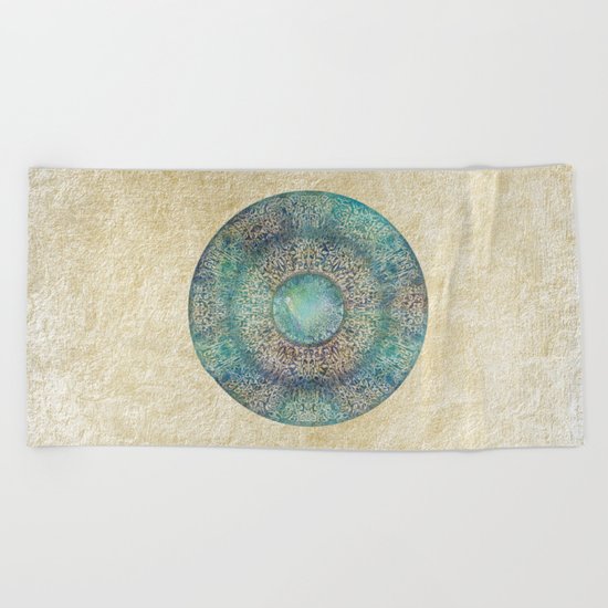Moonchild Mandala Beach Towel