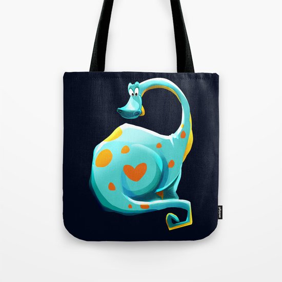 Dino Doodle Tote Bag