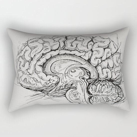 Brain Rectangular Pillow