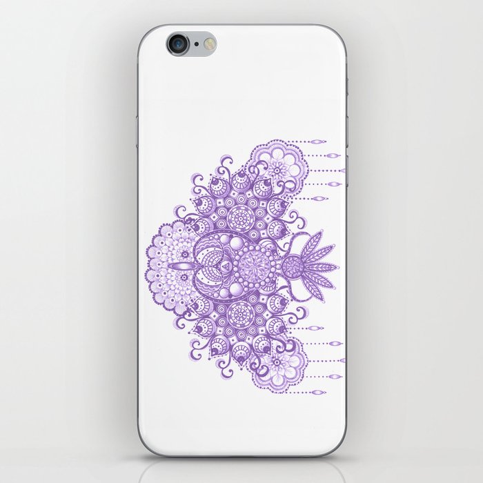 Purple Mandala iPhone Skin