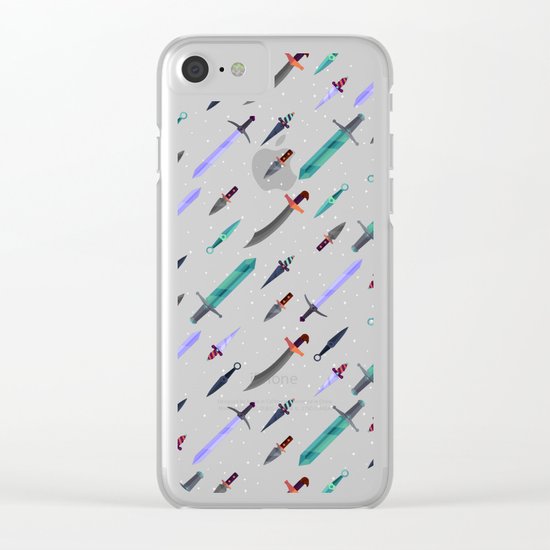 Daggs&Swords Clear iPhone Case