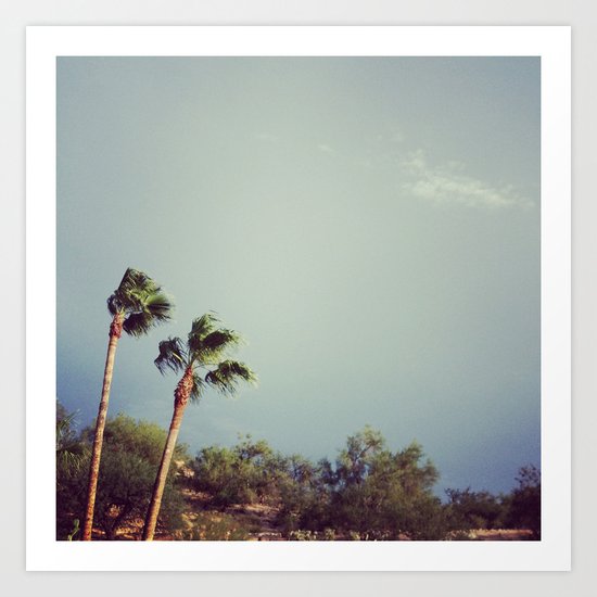 By The Pool Art Print