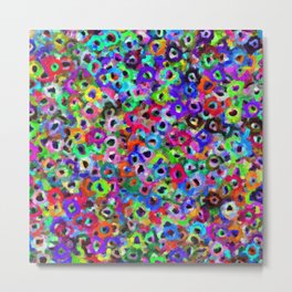 Milefiore Abstract Metal Print