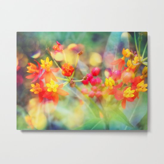 Autumn Flowers Metal Print
