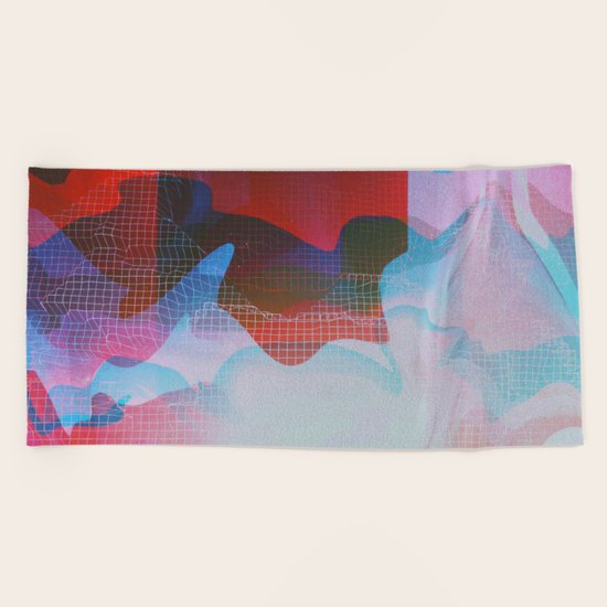 Glitch 29 Beach Towel
