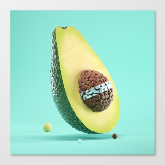Brainocado Canvas Print