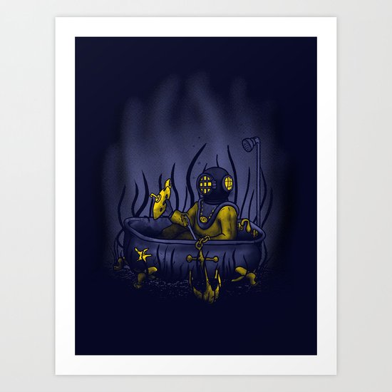 Deep Sea Beathing Art Print