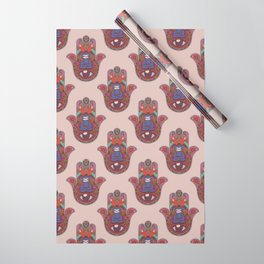 Hamsa Sloth Wrapping Paper