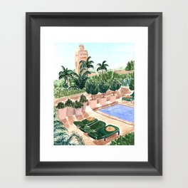 Moroccan Hotel Framed Art Print