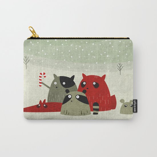 Guilty dudes in the snow Carry-All Pouch