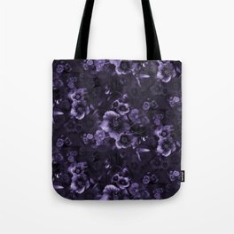 Moody florals purple by Odette Lager Tote Bag