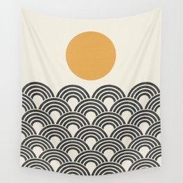Sun & Wave - Oriental Pattern Wall Tapestry