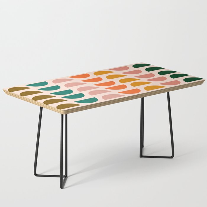Retro 70s Geometrics Coffee Table By Junejournal Retro 70s Geometrics Coffee Table By Junejournal
