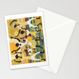 African Dancers Stationery Cards