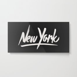 NYC is over the top Metal Print | Typography, Newyork, Watercolor, Overthetop, Trashmovies, Stallone, Vintage, Movies & TV, Painting, Urban 