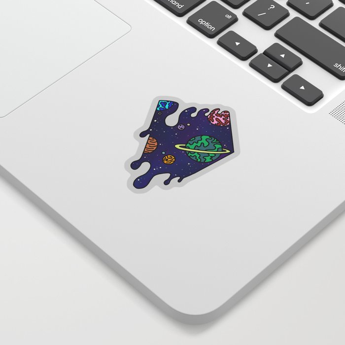 Melting Galaxy Sticker