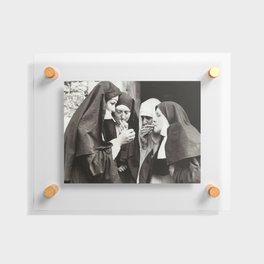 Nuns Smoking Floating Acrylic Print