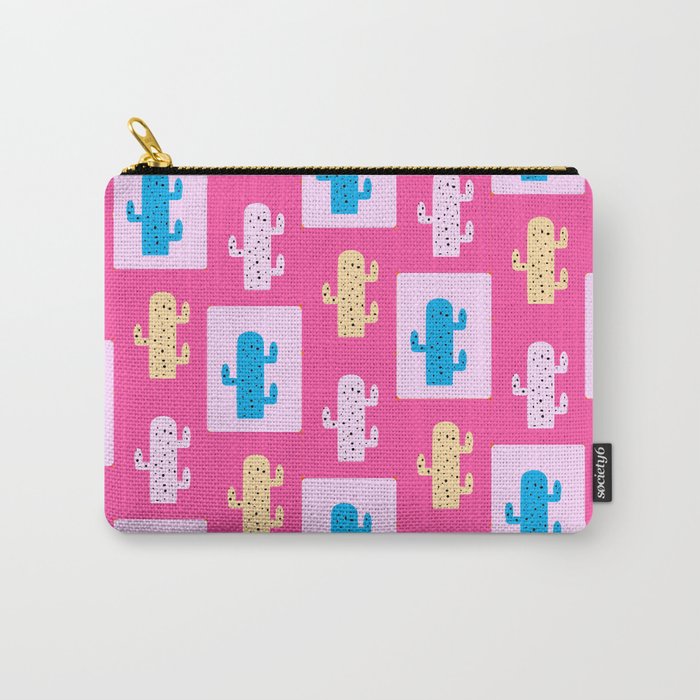 Cacti in pink Carry-All Pouch