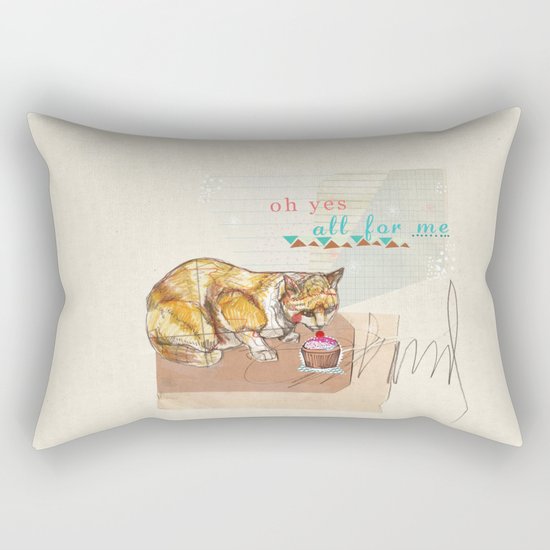 Illustration Friday- Dessert Rectangular Pillow