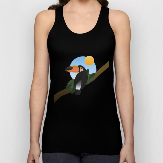 Jungle Toucan Unisex Tank Top