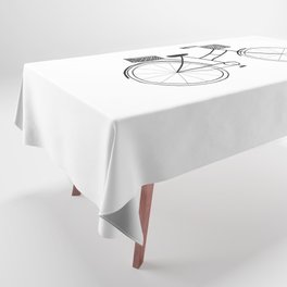 Bike Drawing Tablecloth