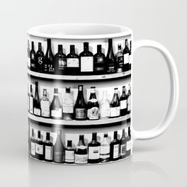 Wine Bottles in Black And White #decor #society6 #buyart Mug