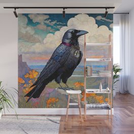 A Kind Crow Wall Mural