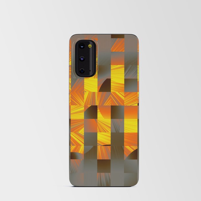 Abstract in Black Frame Android Card Case