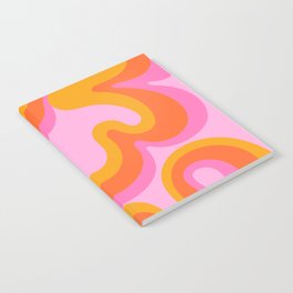 Groovy Swirl - Sunset Notebook