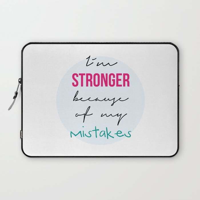 I´m stronger Laptop Sleeve