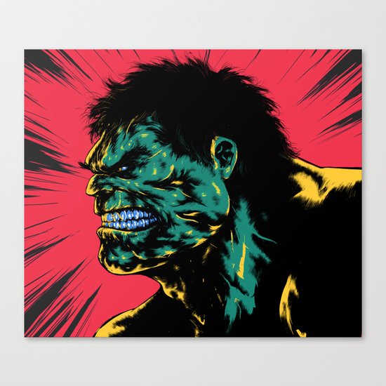 Hulk - Green Canvas Print