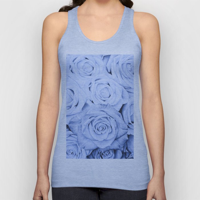Some people grumble -Blue Rose, Floral Roses Flower Flowers Garden Tank Top