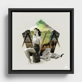 Divas: Ava Gardner. Framed Canvas