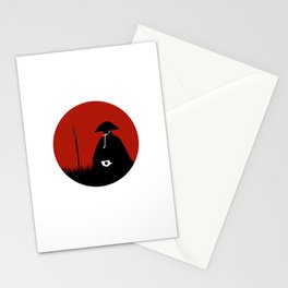 Meditating Samurai Warrior Stationery Cards