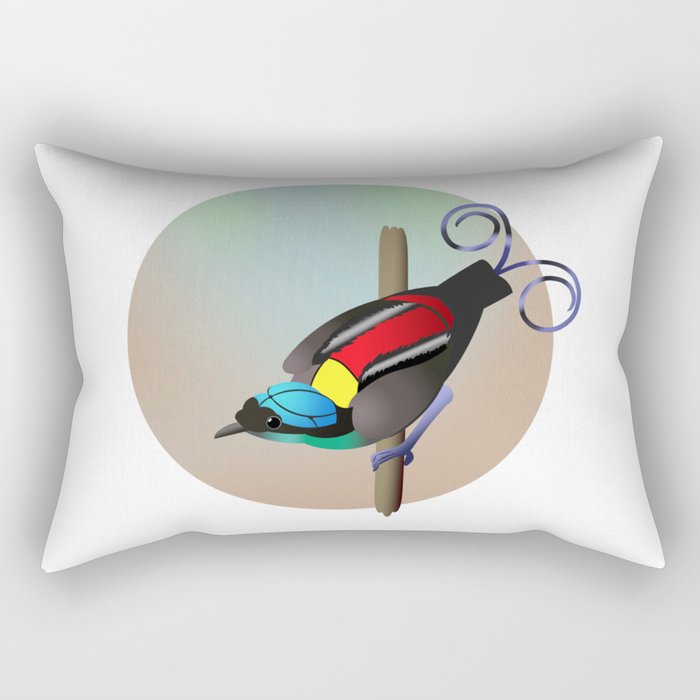 Wilson's Bird-of-paradise Rectangular Pillow