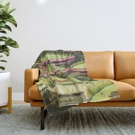 Valley of the Lily Throw Blanket