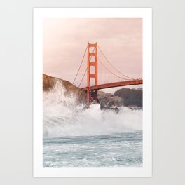 Baker Beach, Golden Gate Bridge Art Print