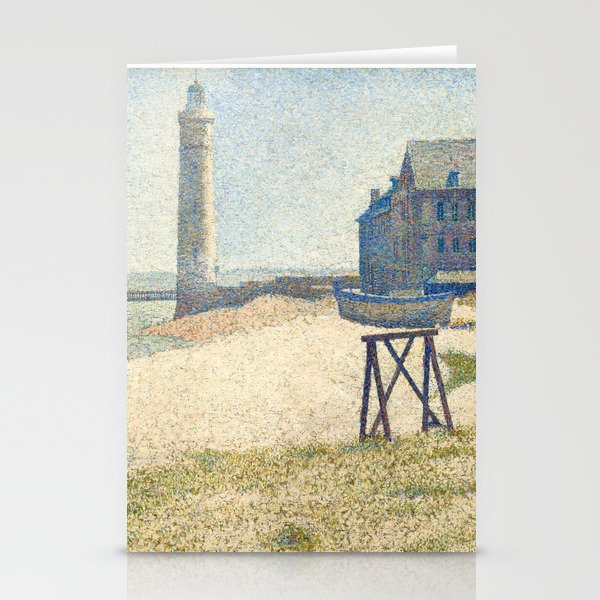 Georges Seurat, The Lighthouse at Honfleur, 1886 Stationery Cards