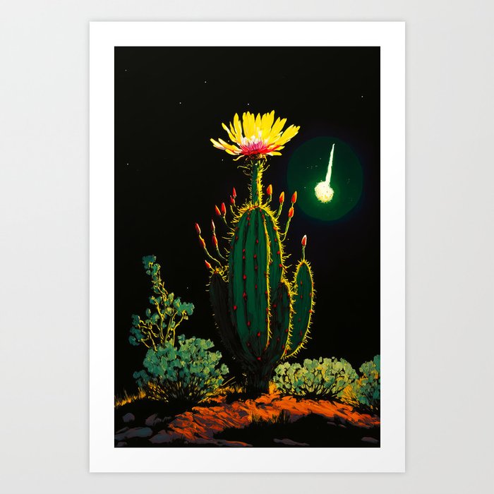 Desert Comet by Ben Manzanares  Art Print