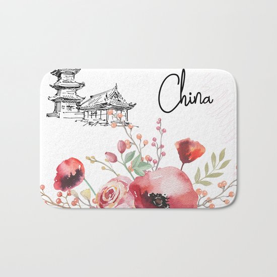 Flowers bouquet #29 Bath Mat