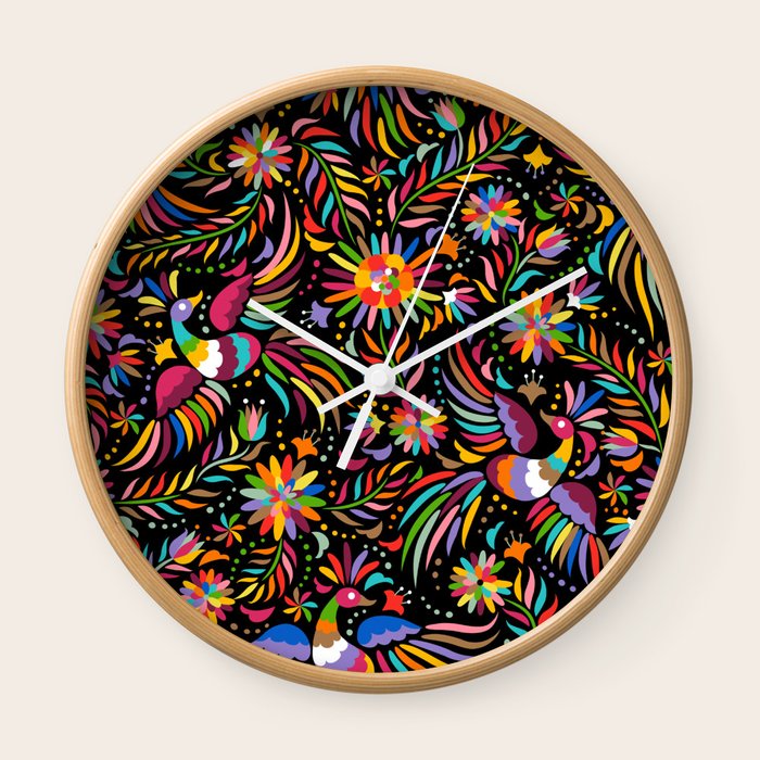 Birdy Colors Wall Clock by ThunderSketch | Society6 Birdy Colors Wall Clock by ThunderSketch