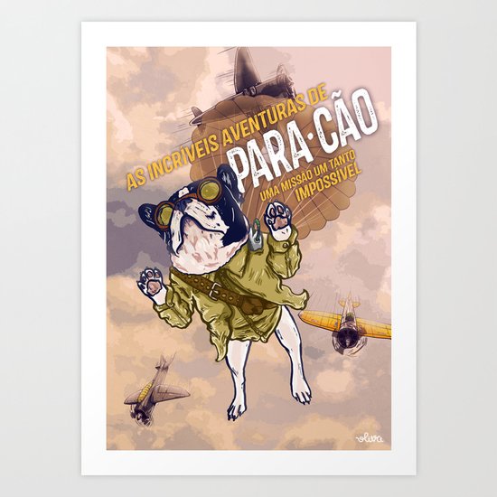 Para•Cão Art Print
