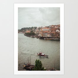 Sailing the river of Porto - travel photography Art Print