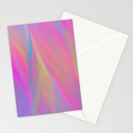 Neon Flow Nebula #6 Stationery Card