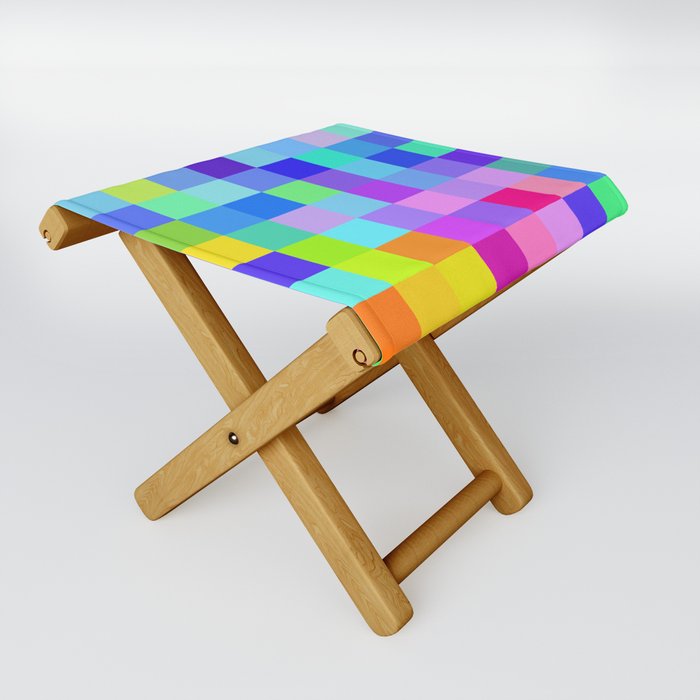 Tapestry of Color Folding Stool