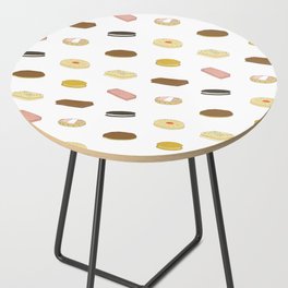 biscui - biscuit pattern Side Table