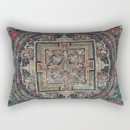 Avalokiteshvara Mandala Buddhist Thangka Art Rectangular Pillow