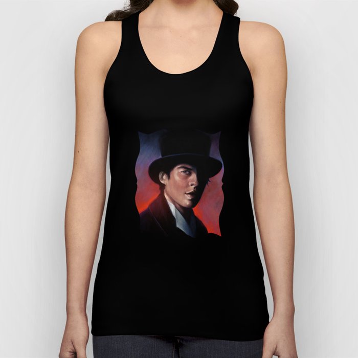Damon in a Tophat Tank Top