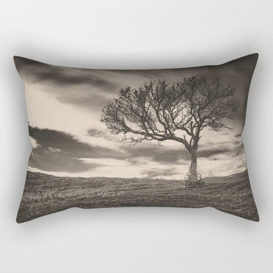 Lonely tree Rectangular Pillow